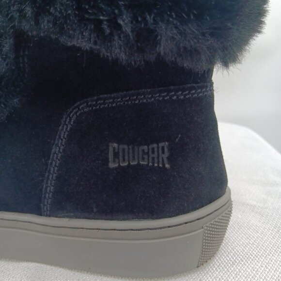 Cougar Waterproof Suede Faux Fur Ankle Boots NEW size 7 - Picture 5 of 10